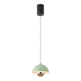 Lámpara colgante elevable en forma de vaina