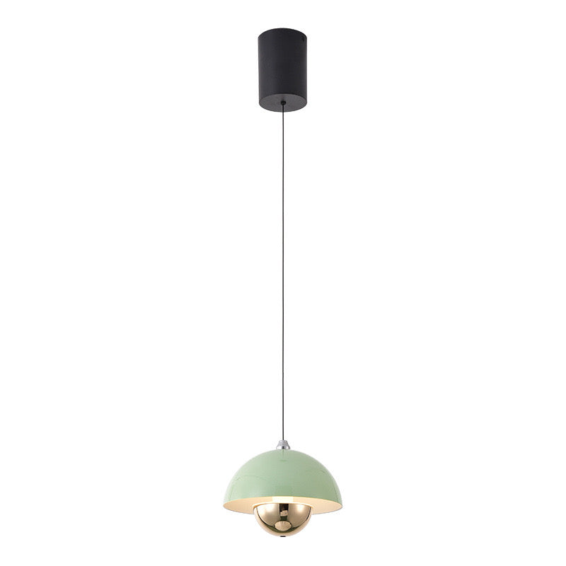 Lámpara colgante elevable en forma de vaina