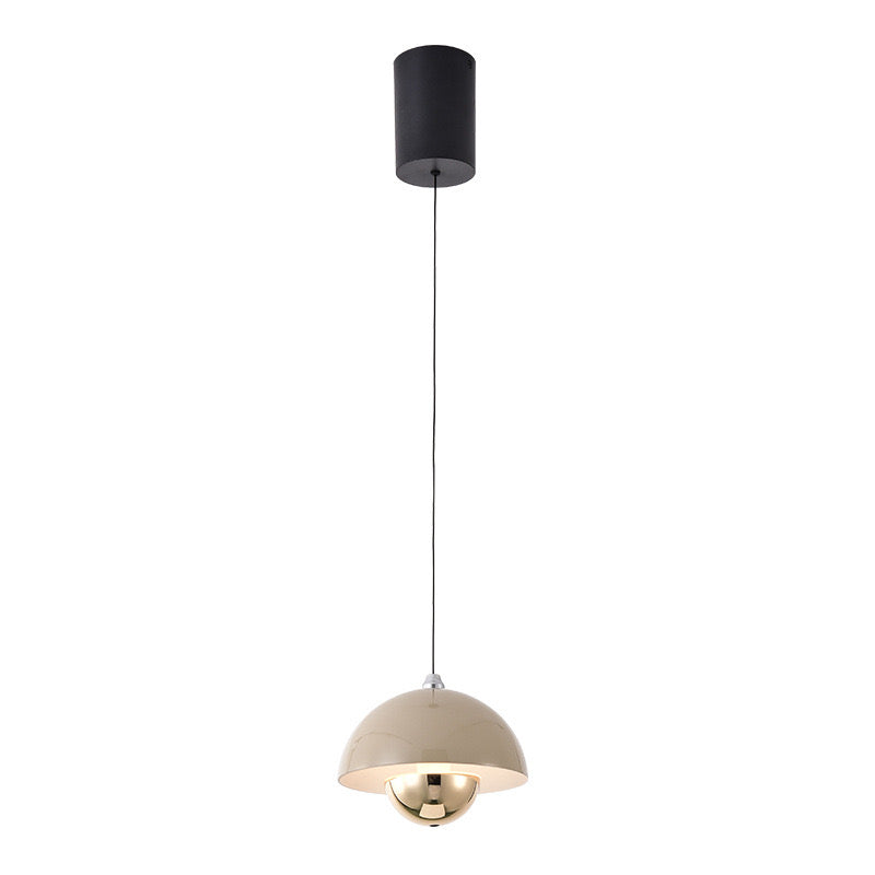 Lámpara colgante elevable en forma de vaina