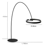 Lámpara de pie nórdica LED Pesca de diseño