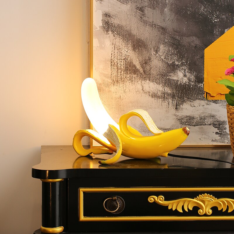 Lámparas de mesa Luces Art Decó Plátano