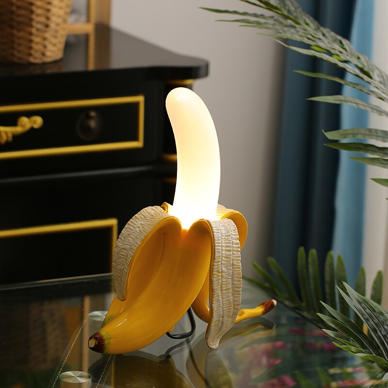 Lámparas de mesa Luces Art Decó Plátano