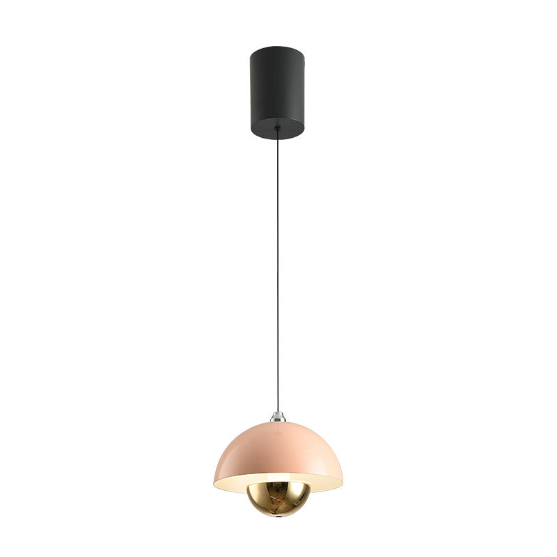 Lámpara colgante elevable en forma de vaina