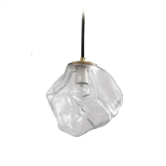 Lámpara colgante de cristal de lava